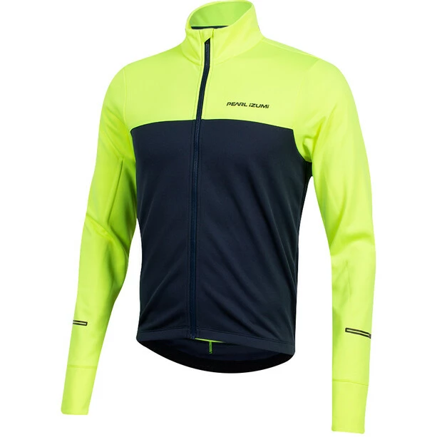 PEARL IZUMi Quest Thermo Langarm Trikot Herren Gelb/blau