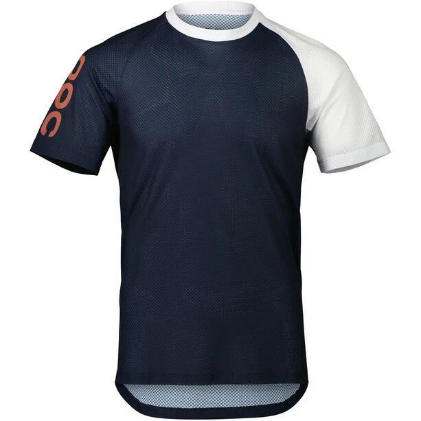 POC MTB Pure Tee Herren Blau/weiß
