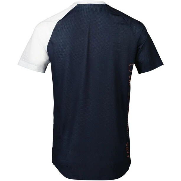 POC MTB Pure Tee Herren Blau/weiß – Bild 2