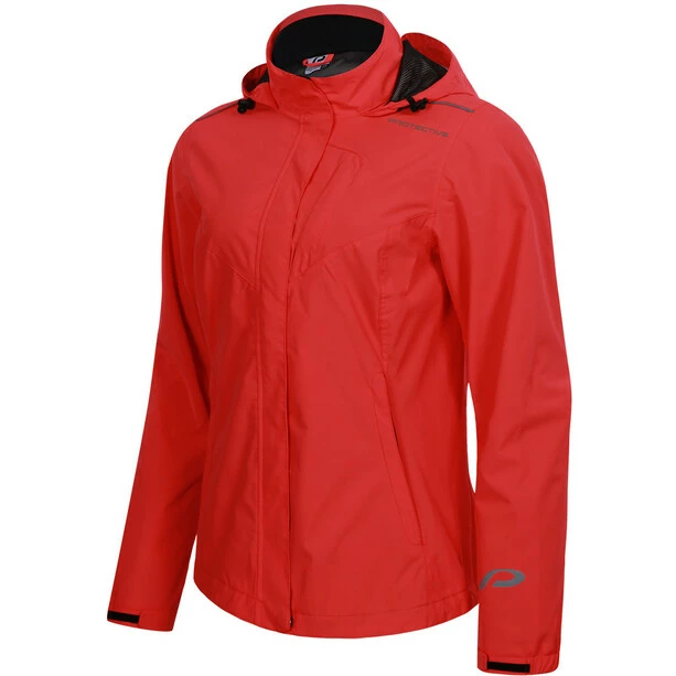 Protective P-Rain II Jacke Damen Rot