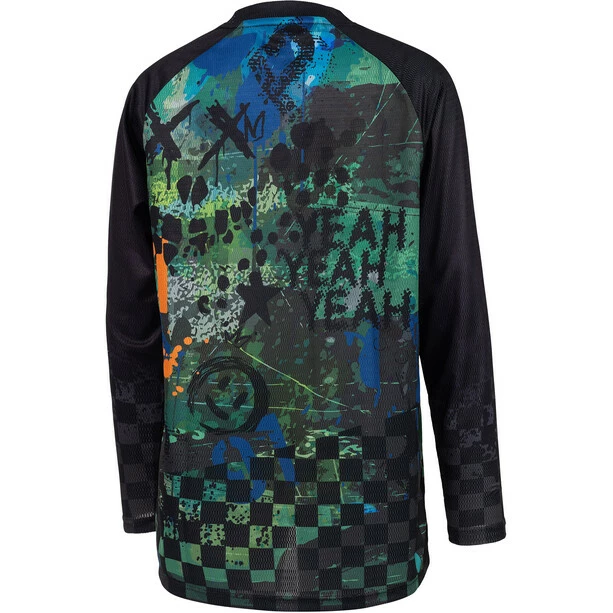 Protective P-Trashion Langarm Trikot Kinder Schwarz/grün – Bild 2