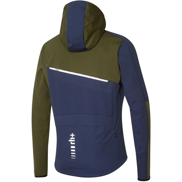 Rh+ Klyma Softshell Kapuzenjacke Herren Blau/grün – Bild 2