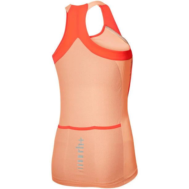 Rh+ Logo Oberteil Ärmellos Damen Orange – Bild 2