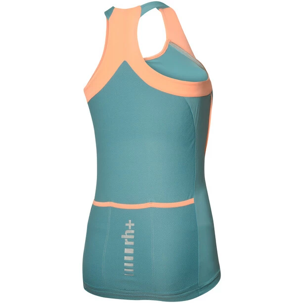 Rh+ Logo Oberteil Ärmellos Damen Petrol – Bild 2