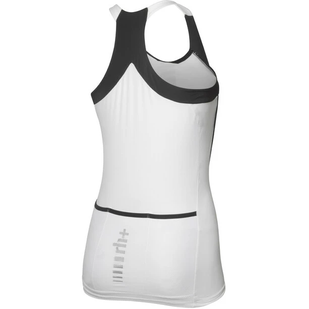 Rh+ Logo Oberteil Ärmellos Damen Weiß – Bild 2