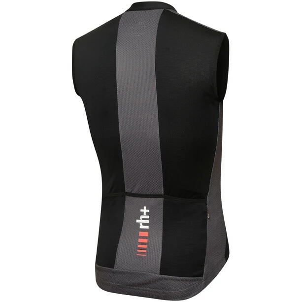 Rh+ New Primo Trikot Ärmellos Herren Schwarz – Bild 2