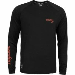 ROCDAY Evo Race Langarm Trikot Herren Schwarz