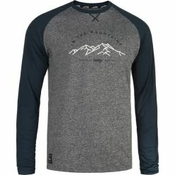 ROCDAY Mount Langarm Trikot Herren Grau/blau