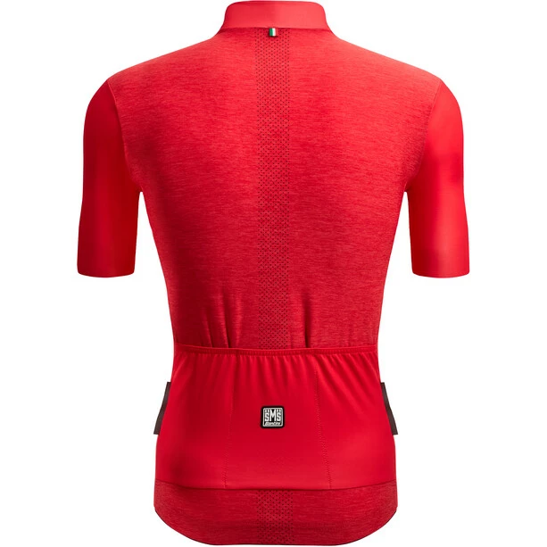 Santini Colore Puro Kurzarm Trikot Herren Rot – Bild 3