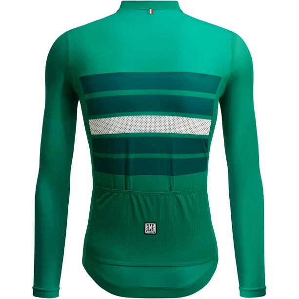 Santini Eco Sleek Bengal Langarm Trikot Herren Grün – Bild 3