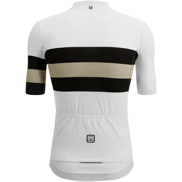Santini Eco Sleek Bengal Kurzarm Trikot Herren Weiß – Bild 3