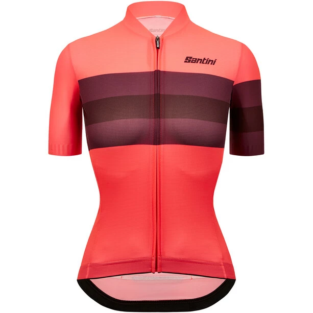 Santini Eco Sleek Bengal Kurzarm Trikot Damen Rot