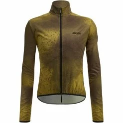 Santini Fango Packbare Windbreaker Jacke Herren Oliv
