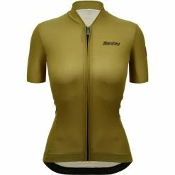 Santini Glory Day Kurzarm Trikot Damen Oliv