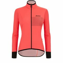 Santini Guard Nimbus Rainshell Jacke Damen Pink