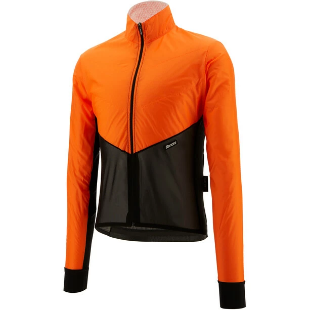 Santini Redux Lite Windjacke Orange/schwarz – Bild 2