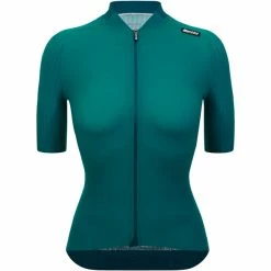 Santini Redux Speed Kurzarm Trikot Damen Petrol