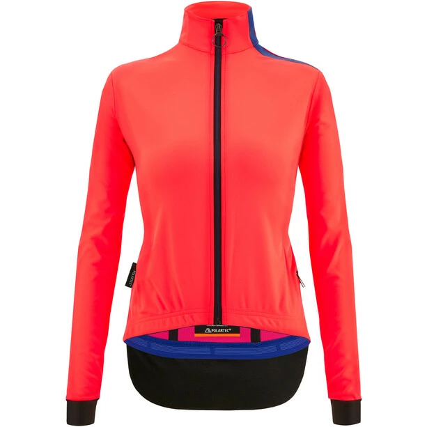 Santini Vega Multi Kapuzenjacke Damen Pink