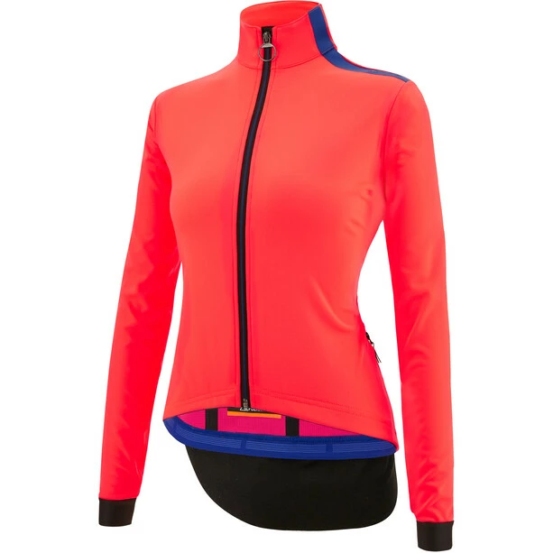 Santini Vega Multi Kapuzenjacke Damen Pink – Bild 2