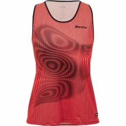 Santini Vortex Ärmelloses Shirt Damen Rot/schwarz