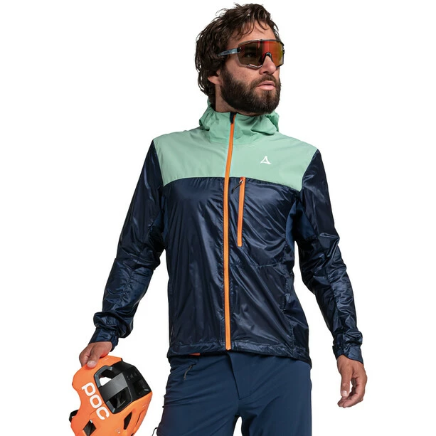 Schöffel Schöffel Flow Trail Hybrid Jacke Herren Blau – Bild 3