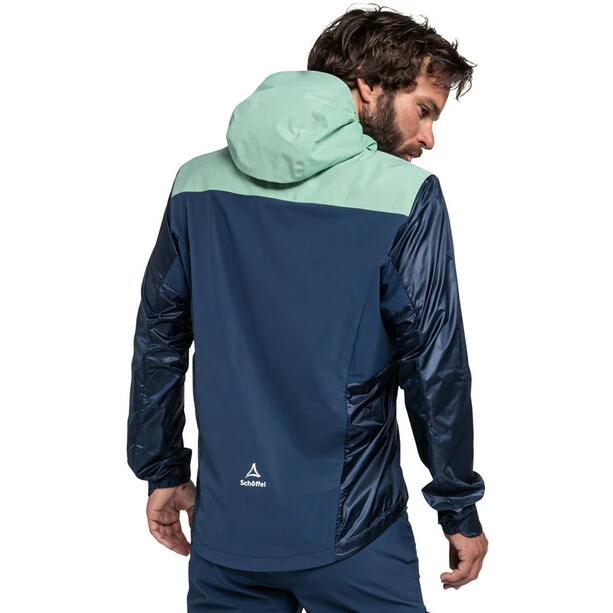 Schöffel Schöffel Flow Trail Hybrid Jacke Herren Blau – Bild 4