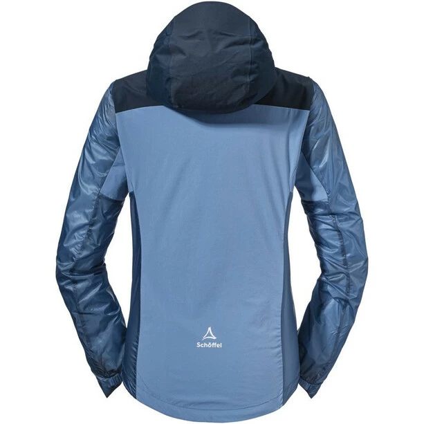 Schöffel Schöffel Flow Trail Hybrid Jacke Damen Blau – Bild 2