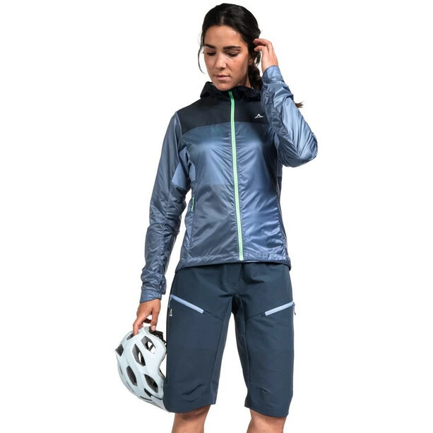 Schöffel Schöffel Flow Trail Hybrid Jacke Damen Blau – Bild 3