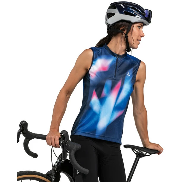 Schöffel Schöffel Grossi Ärmelloses Trikot Damen Blau – Bild 3