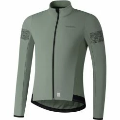 Shimano Beaufort Insulated Langarm Trikot Herren Oliv