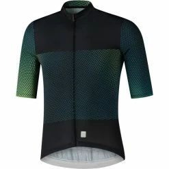 Shimano Breakaway Kurzarmtrikot Herren Petrol/schwarz