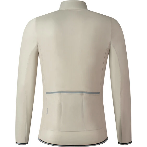 Shimano Evolve No Season Windbreaker Jacke Herren Beige – Bild 2