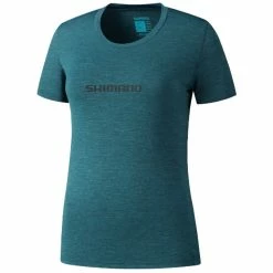 Shimano Hida Tech T-Shirt Damen Blau