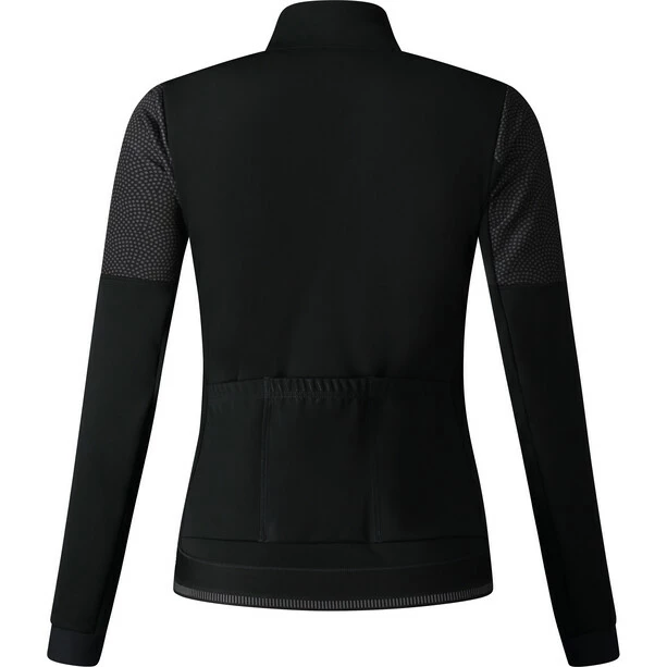 Shimano Kaede Winddichte Jacke Damen Schwarz – Bild 2