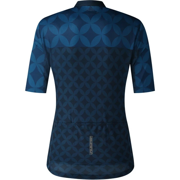 Shimano Mizuki Kurzarmtrikot Damen Blau – Bild 2
