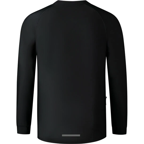 Shimano Myoko Warm Langarm Trikot Herren Schwarz – Bild 2