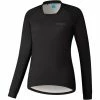 Shimano Saiko Warm Langarm Trikot Damen Schwarz