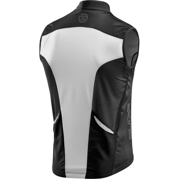 Skins Cycle Winddichte Weste Herren Schwarz – Bild 2