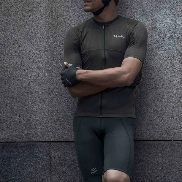 Spiuk Anatomic Trägershorts Herren Oliv – Bild 3