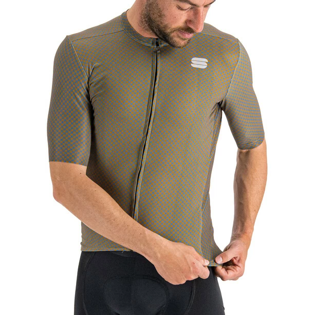 Sportful Checkmate Trikot Herren Braun – Bild 3