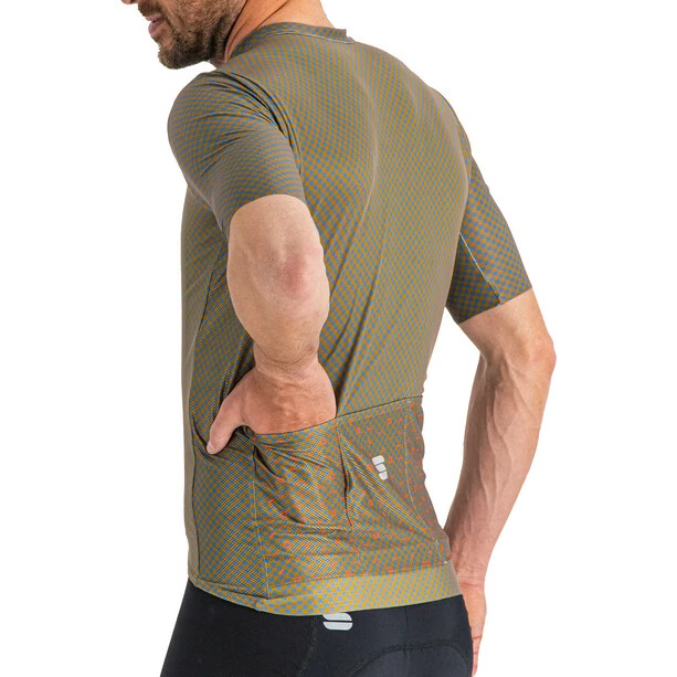 Sportful Checkmate Trikot Herren Braun – Bild 4