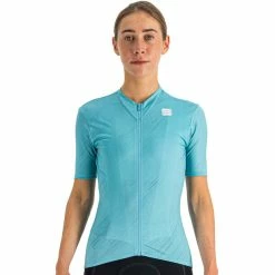 Sportful Flare Kurzarmtrikot Damen Blau