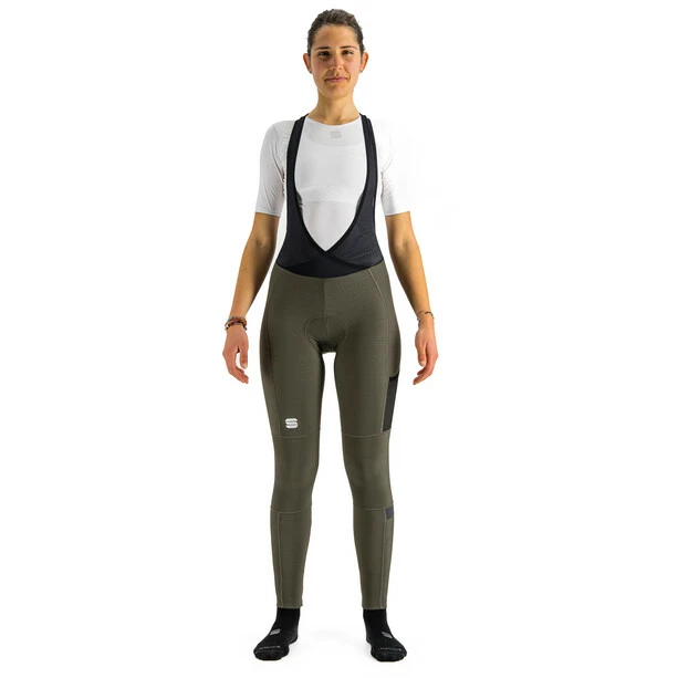 Sportful Giara Trägerhose Damen Grau/schwarz