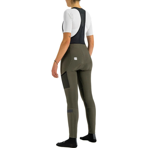 Sportful Giara Trägerhose Damen Grau/schwarz – Bild 4
