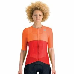 Sportful Pro Kurzarmtrikot Damen Orange