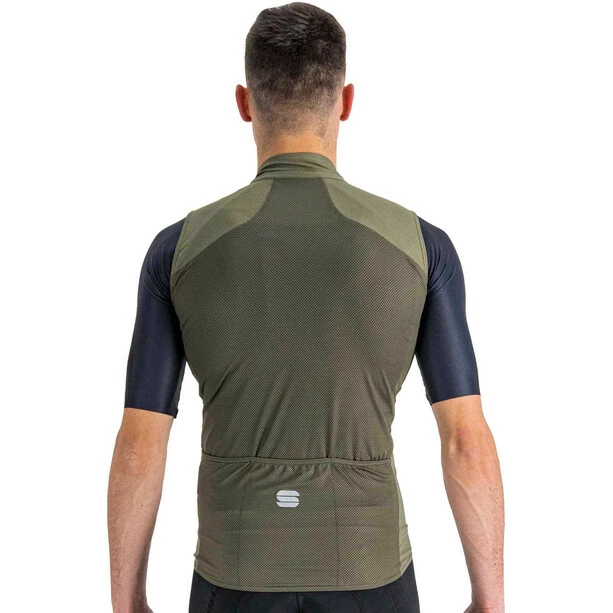 Sportful Pro Weste Herren Oliv – Bild 2