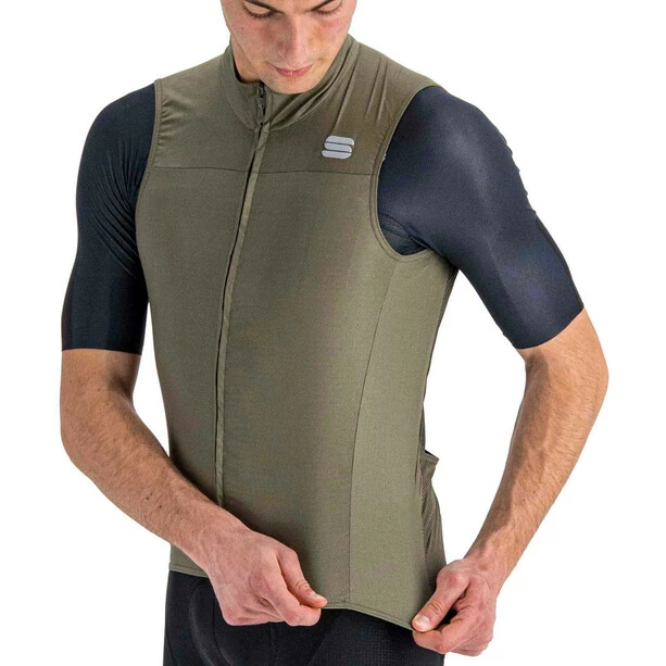 Sportful Pro Weste Herren Oliv – Bild 4
