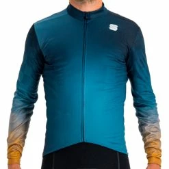 Sportful Rocket Langarm Thermo Trikot Herren Blau