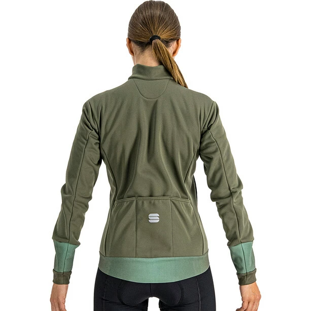 Sportful Super Jacke Damen Oliv – Bild 2