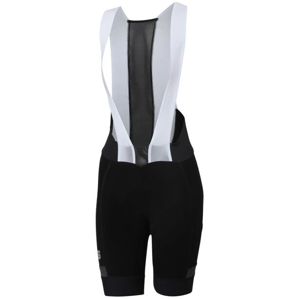 Sportful Supergiara Trägershorts Damen Schwarz/weiß